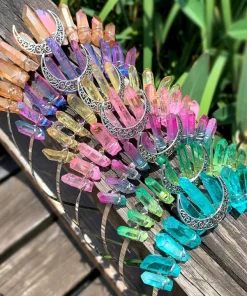 Natural Crystal Wedding Bridal Jewelry Crown