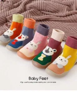 New Autumn And Winter Cartoon Sock Shoes