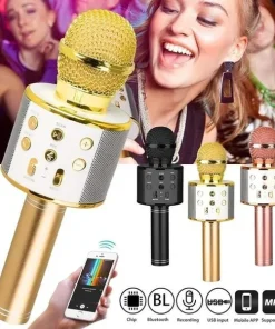 New Wireless Bluetooth Karaoke Microphone