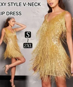 Sexy Princess Style V Neck Slip Dress