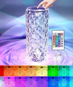 Touching Control Rose Lamp