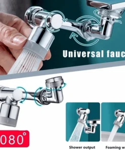 Universal 1080° Swivel Robotic Arm Swivel Extension Faucet Aerator