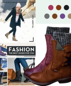 Winter Warm Back Lace Up Snow Boots