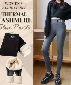 Women’s Fashionable Thermal Cashmere Slim Pants
