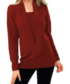 Women's Solid Color Pullover Cropped Knitted Jumpers