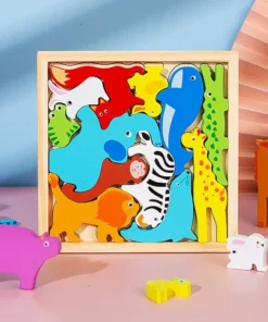 Wooden Toy Dinosaur puzzles