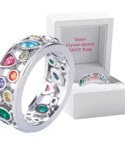 Oveallgo™ Enéas Crystal-Quartz Ring