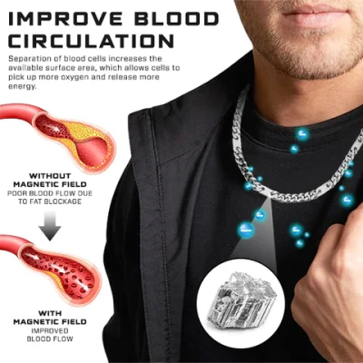 MAGATIVE Thermovibe Silver Neckchain 