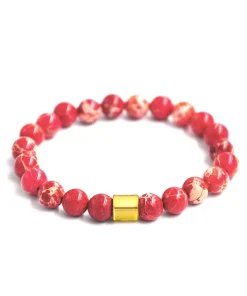 Hyolistic Pink Sea Sediment Jasper Band