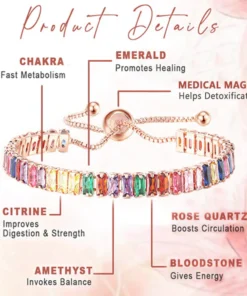 Vibreax™ Crystal Detox Slimming Healing Bracelet for Women