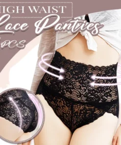 High Waist Lace Panties 3PCS