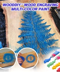 WoodDIY™ penti abazde plizyè koulè gravure an bwa
