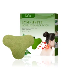 Yaku Wormwood Lymphvity Moxibustion Neck Patch