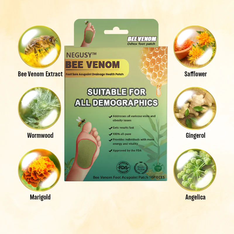 NEGUSY™ LymphTox Bee Venom Foot Patch - Imaj 6