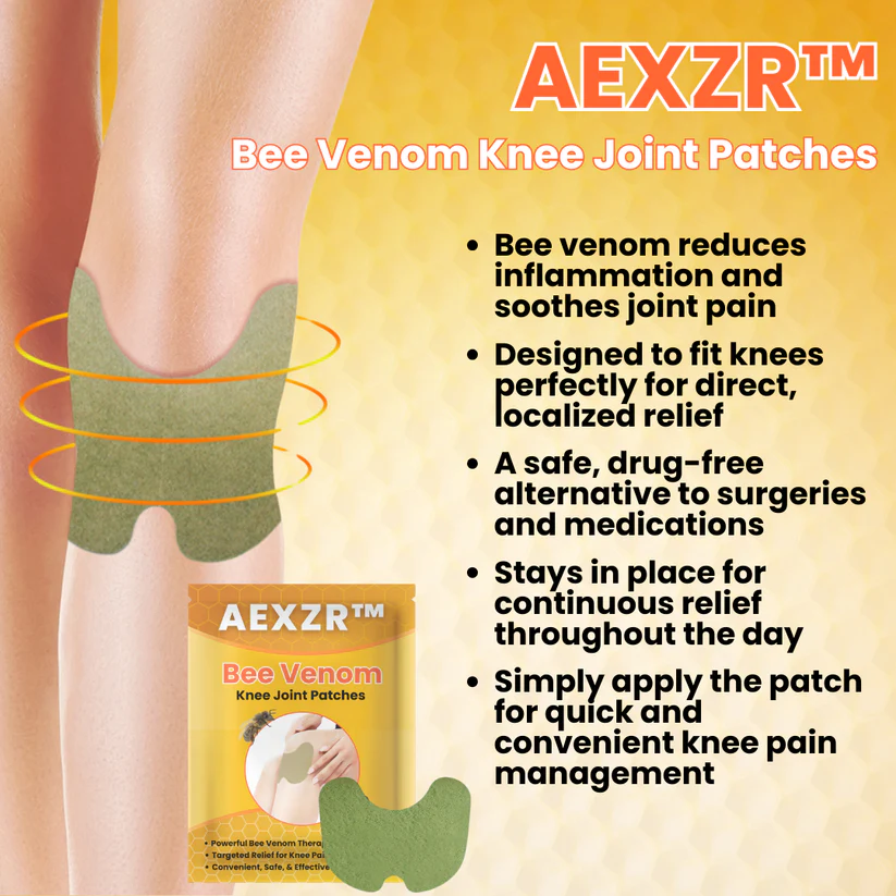 AEXZR™ തേനീച്ച വിഷം മുട്ട് ജോയിന്റ് പാച്ചുകൾ - ചിത്രം 2