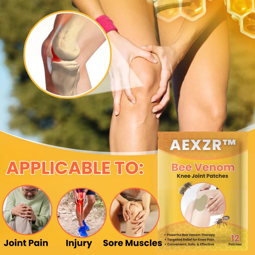 AEXZR™ തേനീച്ച വിഷം മുട്ട് ജോയിന്റ് പാച്ചുകൾ - ചിത്രം 4