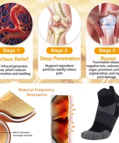 Baicloud Micro-vibration Massage Module Ionic Fiber Repair Socks