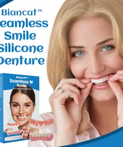 Biancat™ San pwoblèm Souri Silicone Denture Twous