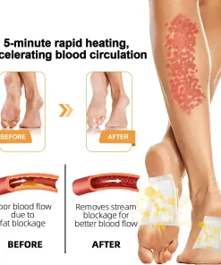 CROAIE™ Bee Venom & Herbal Slimming Foot Patches for Lymphatic Support and Blood Sugar Balance