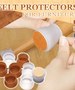 Chair & Table Legs Felt Protective Covers (Set of 8)