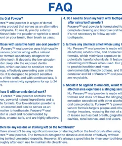 Furzero™ Smilecheers Bee Venom Treatment Oral Powder