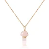 LOVICA Clair RoseQuartz Mushroom Necklace