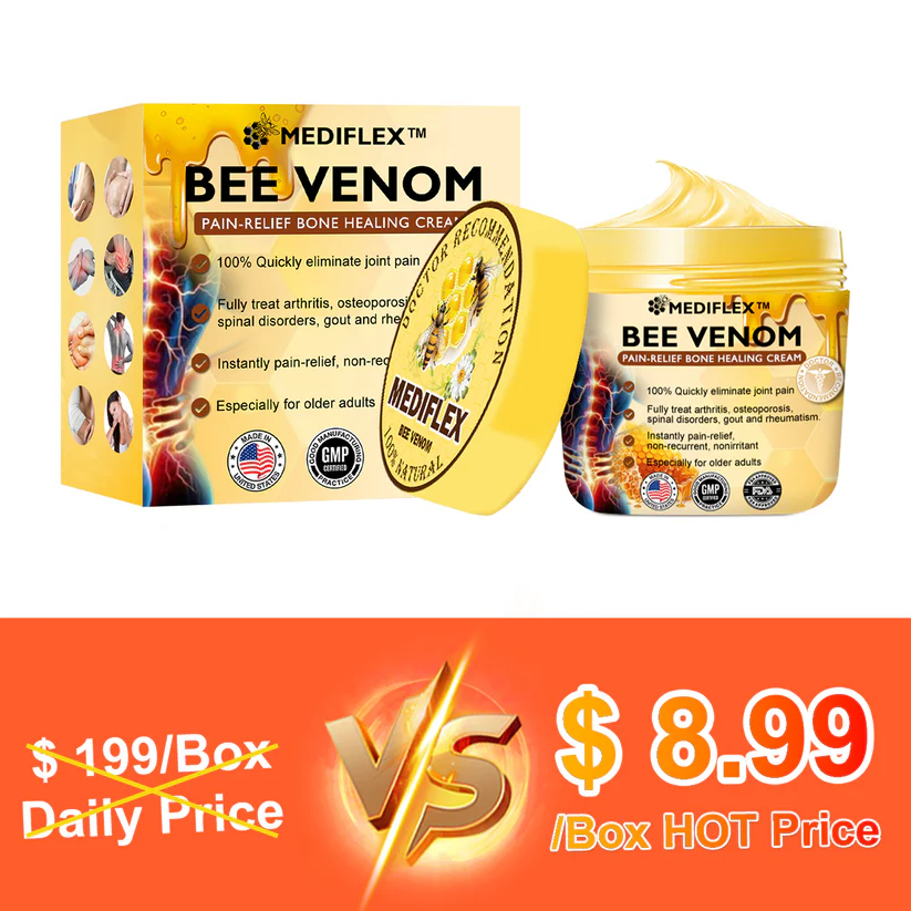 MEDIFLEX Bee Venom Krèm Terapi avanse pou jwenti ak zo