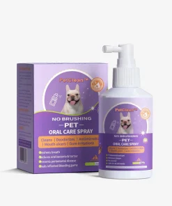 PetClean™ Teeth Cleaning Spray for Dogs & Cats, Eliminate Bad Breath, Targets Tartar & Plaque, Without Brushing