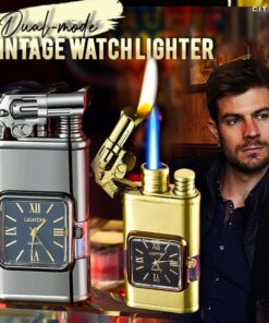 Remifa ™ Windproof Doub Flanm dife Vintage Watch Brikè