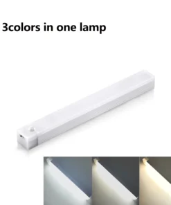 LED Bar Light Motion Sensor Night light Wireless Under Cabinet Lights For Kitchen Closet Cabinet Wardrobe Lighting Cabinet Light