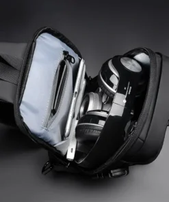 New Brand Designer Men Crossbody Bag PU Leather Classic Anti-Theft Shoulder Bag Chest Bag Multifunctional for Men