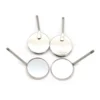 10pcs/set Dental Mouth Mirror Reflector Dentist Equipment Stainless Steel Dental Mouth Mirror Oral Care Tool Set Dental Lab