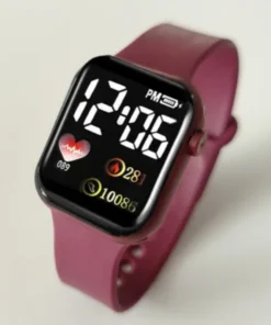 Led Digital Display Waterproof Electronic Watch Smart Watch Sport Fitness Led Digital Display Children Watch Children Universal