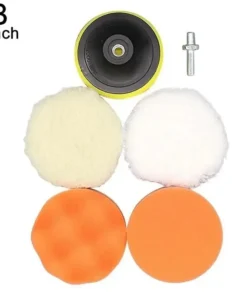 Car Polishing Pad Soft Wool Pad Waxing and Polishing Locomotive Body Polishing Disc Cleaning Scratch Removal Tool 3/4/5 Inch