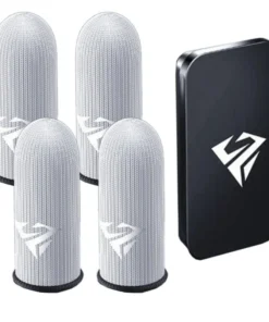 1 Pair Gamer Finger Sleeves Sweatproof Gamer Finger Covers Touch Screen Fingertips Sleeve For Mobile Game