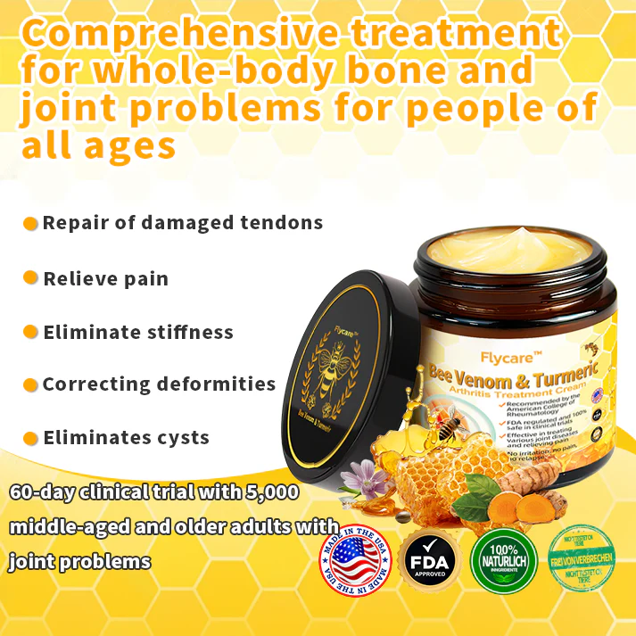 FLYCARE™ Bee Venom & Turmeric Arthritis Treatment Cream - Image 3