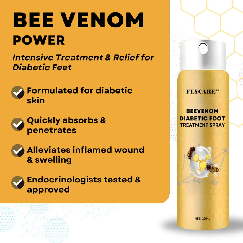 FLYCARE™ BeeVenom espre pou tretman pye dyabetik - Imaj 6