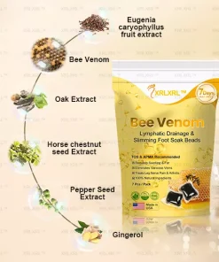 XRLXRL™ Bee Venom Lymphatic Drainage & Slimming Foot Soak Beads