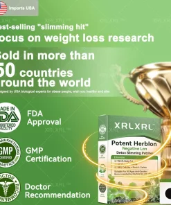 XRLXRL™ Potent HerbIon Negative Ion Detox Slimming Patch