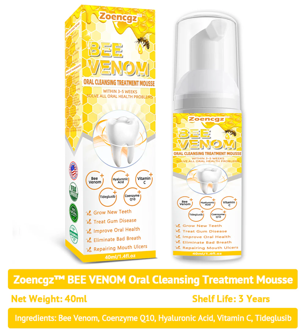 Zoencgz™ Bee Venom Oral Cleansing Treatment Mousse