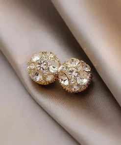 Elegant lymph magnetic Detox Diamond Earrings Accessory