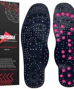 Softsole™ Far infrared Tourmaline Acupressure Massage Foot Pain Relief Orthotic Insoles