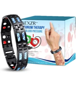 AEXZR™ Titanium Therapy Bracelet - for Blood Pressure