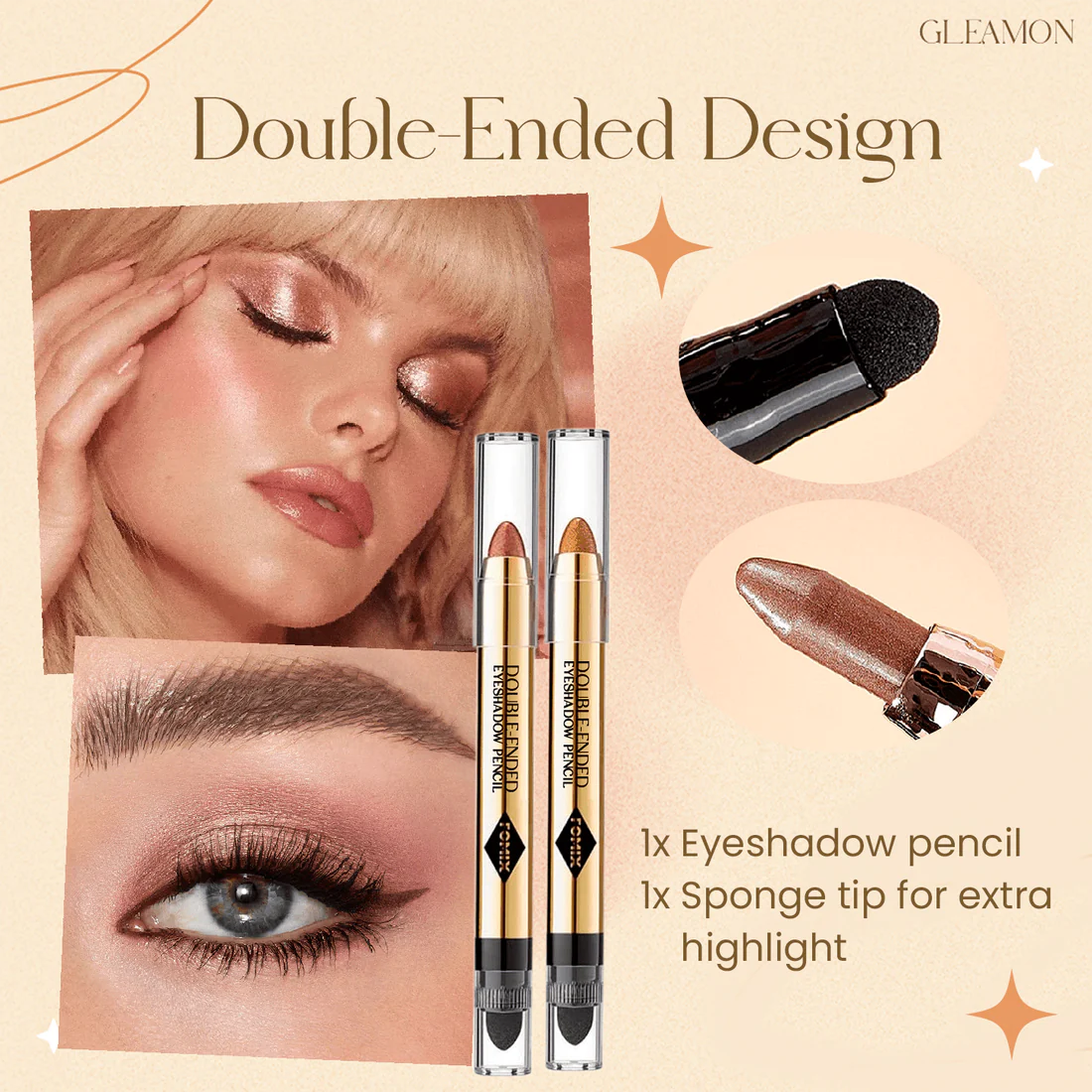 Gleamon™ Double-ended Eyeshadow Pencil - Image 5