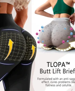 TLOPA™ Ion Shaping Shorts, Konfò Twal Respirant, Gen Twal Tourmaline