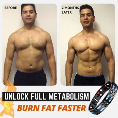 Menheal™ Ultra Carbon Blue Titanium Bracelet 