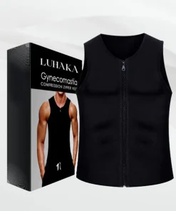 Luhaka Gynecomastia Compression Zipper Vest