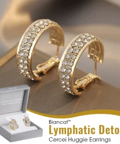 Biancat™ Lymphatic Detox Cercei Huggie Earrings
