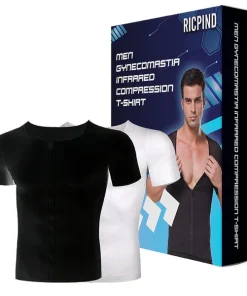 Ricpind MenGynecomastia Infrared Compression T-Shirt