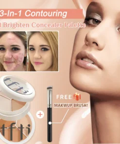 flysmus™ TIFITM 3-In-1 Contouring And Brighten Concealer Palette